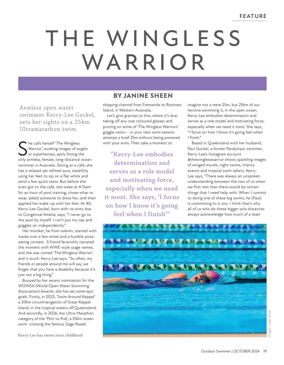 Outdoor Swimmer Preview Pages