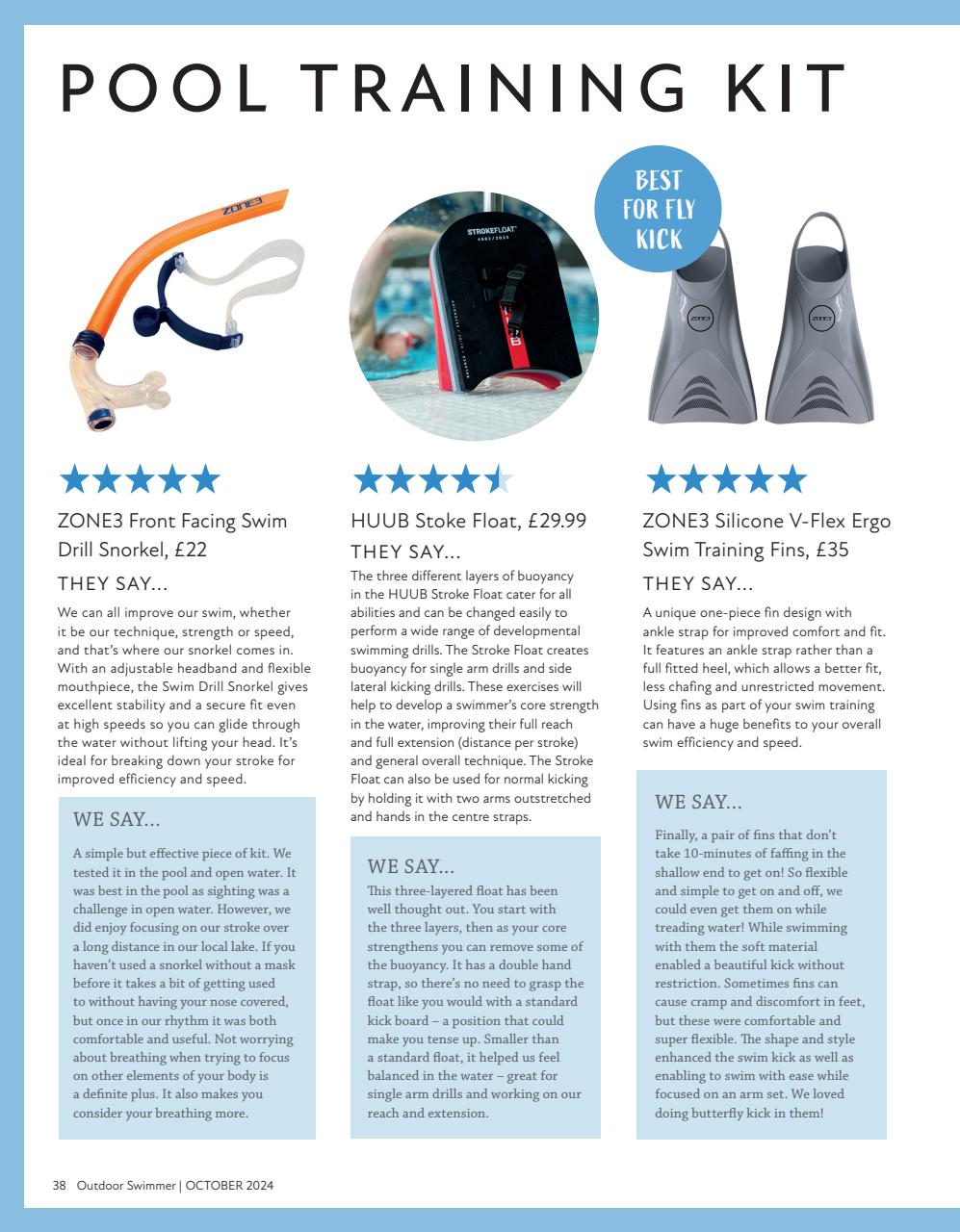 Outdoor Swimmer Preview Pages