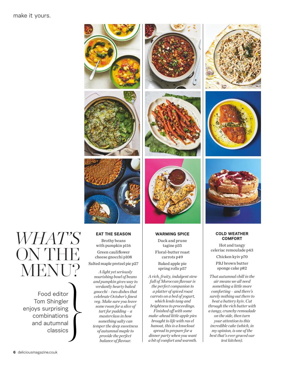 delicious. Magazine Preview Pages