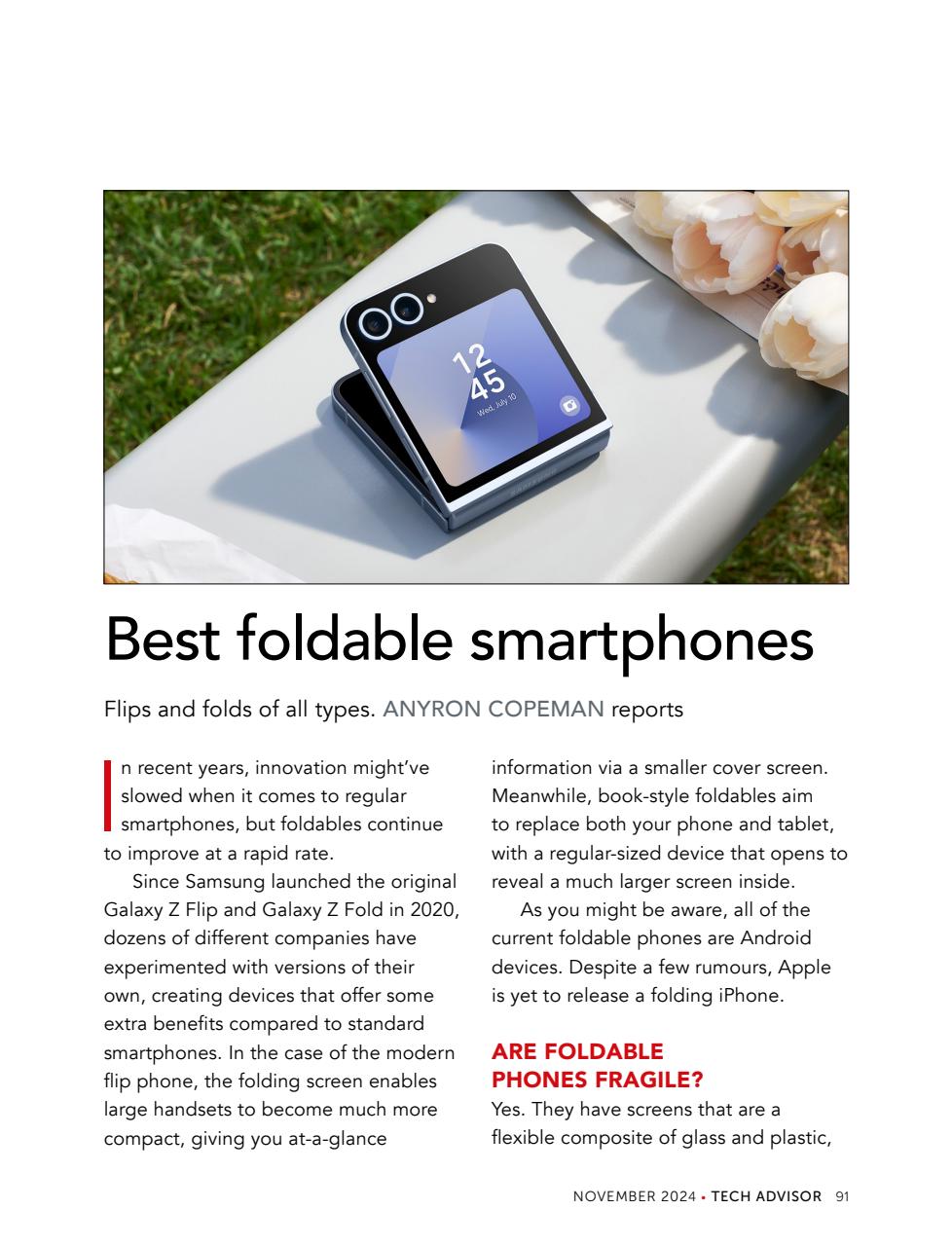 Tech Advisor Preview Pages