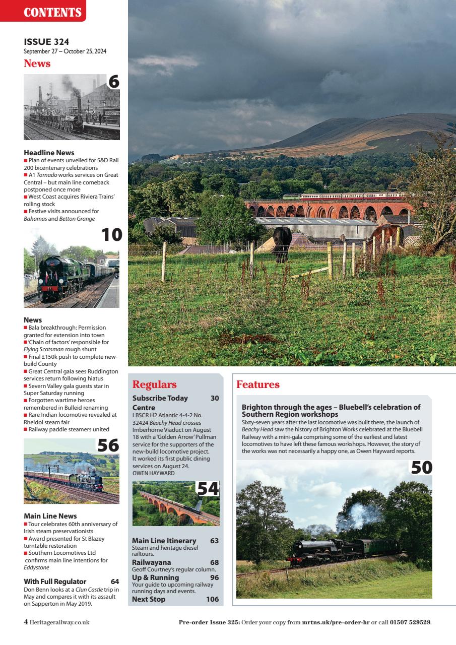 Heritage Railway Preview Pages