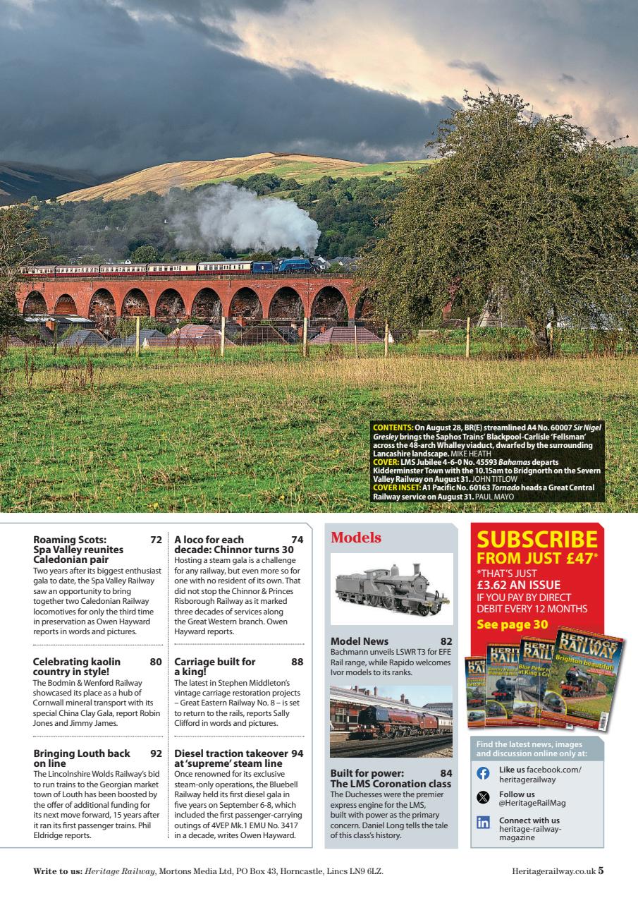 Heritage Railway Preview Pages