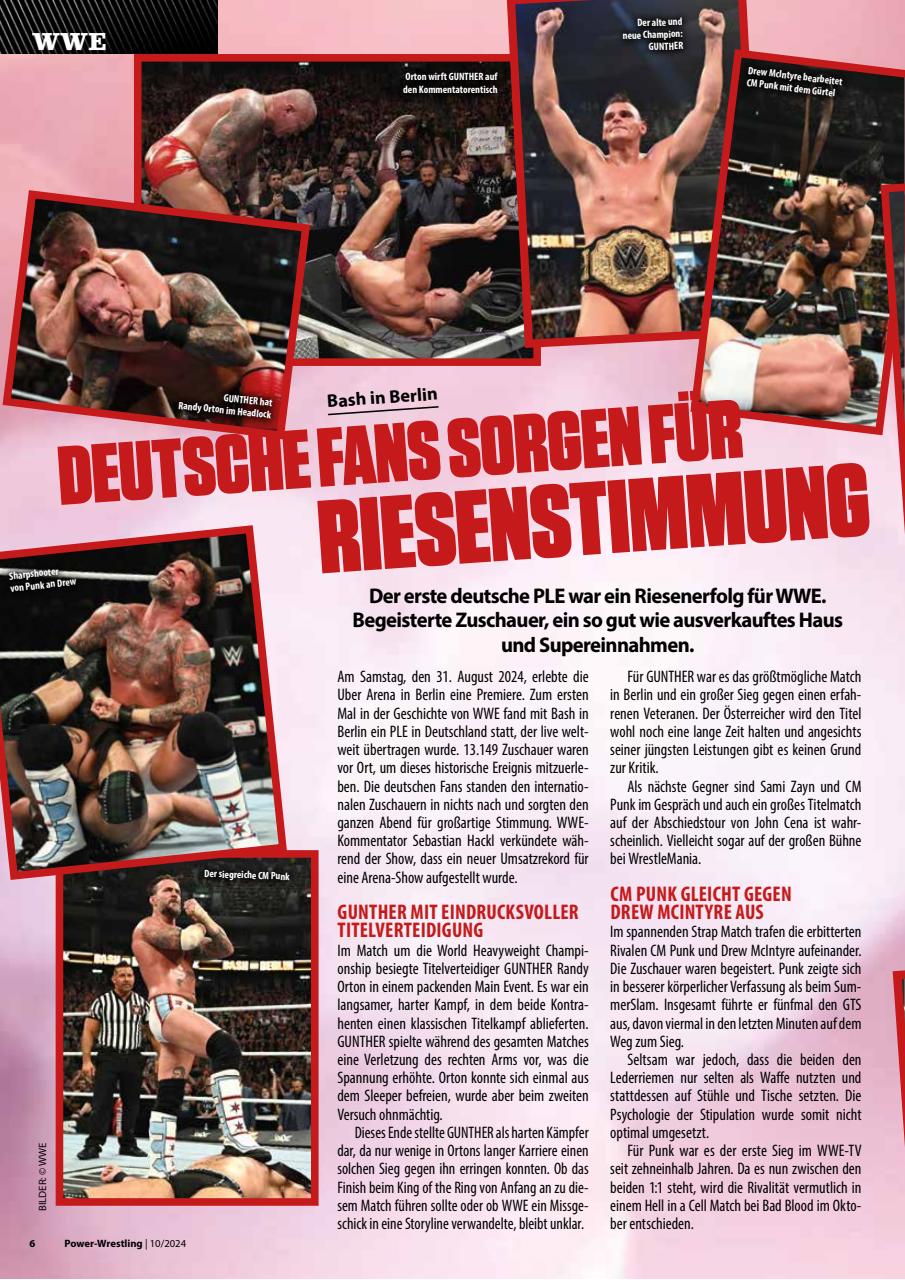 Power-Wrestling Preview Pages