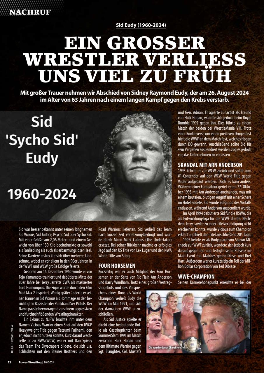 Power-Wrestling Preview Pages