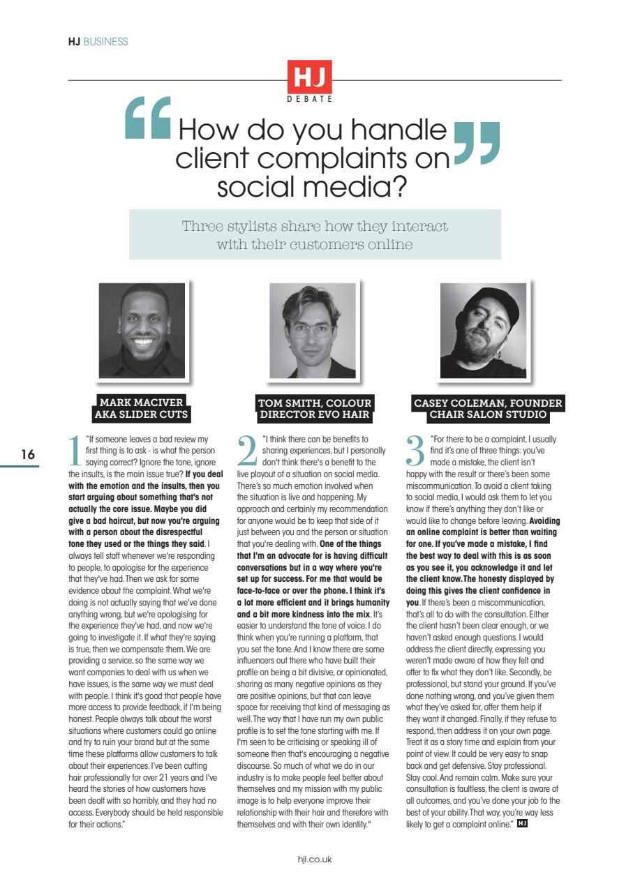 Hairdressers Journal Preview Pages