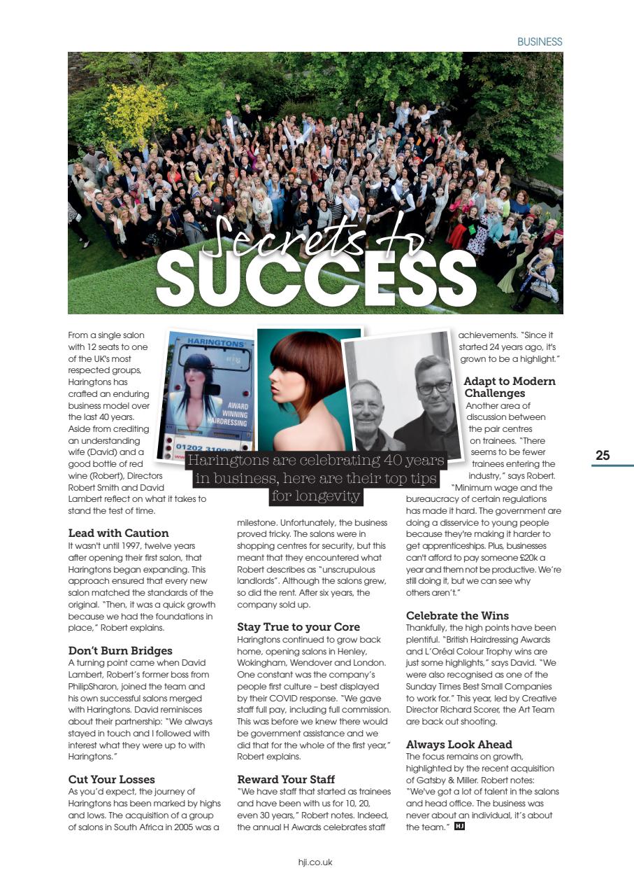 Hairdressers Journal Preview Pages