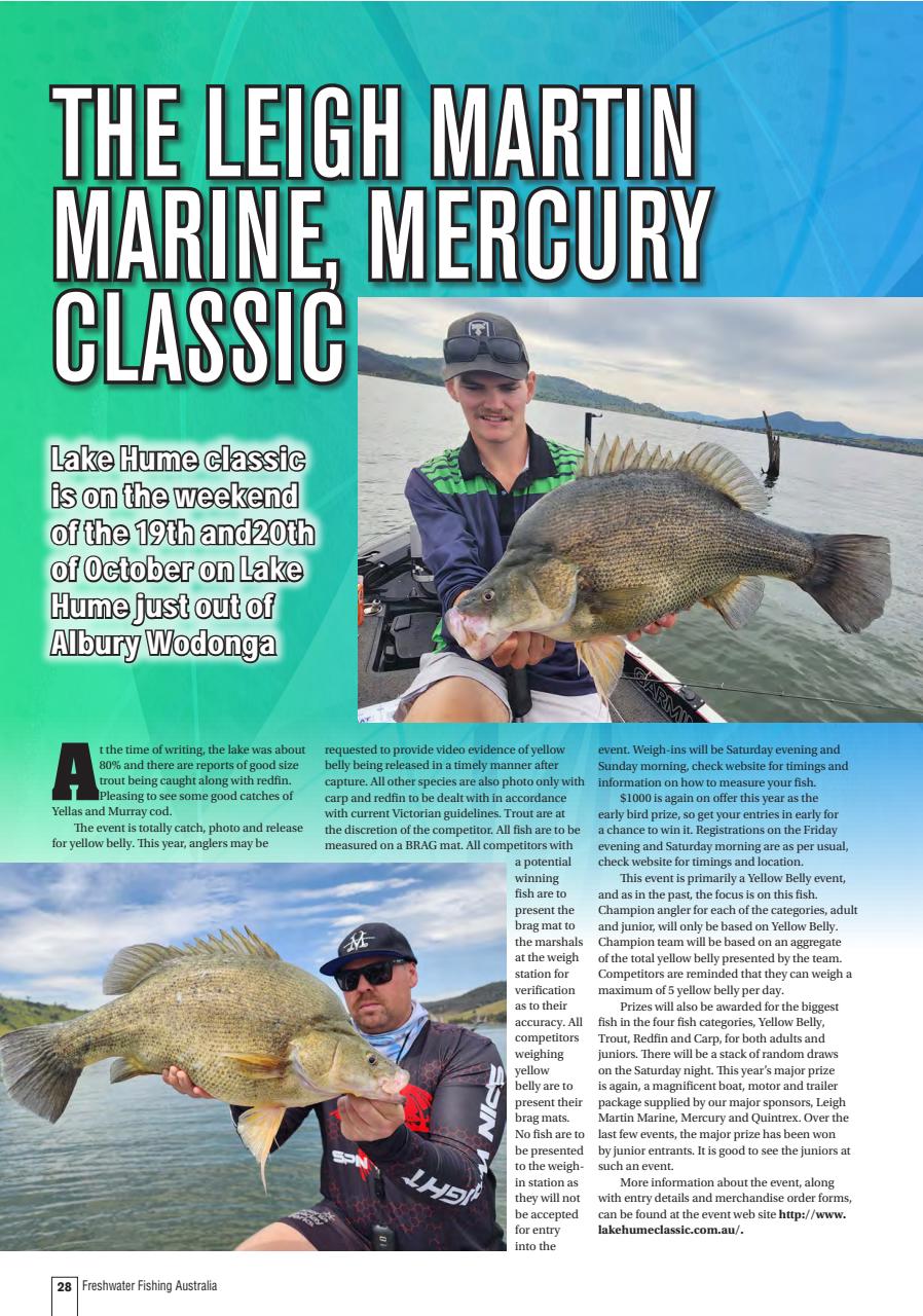Freshwater Fishing Australia Preview Pages