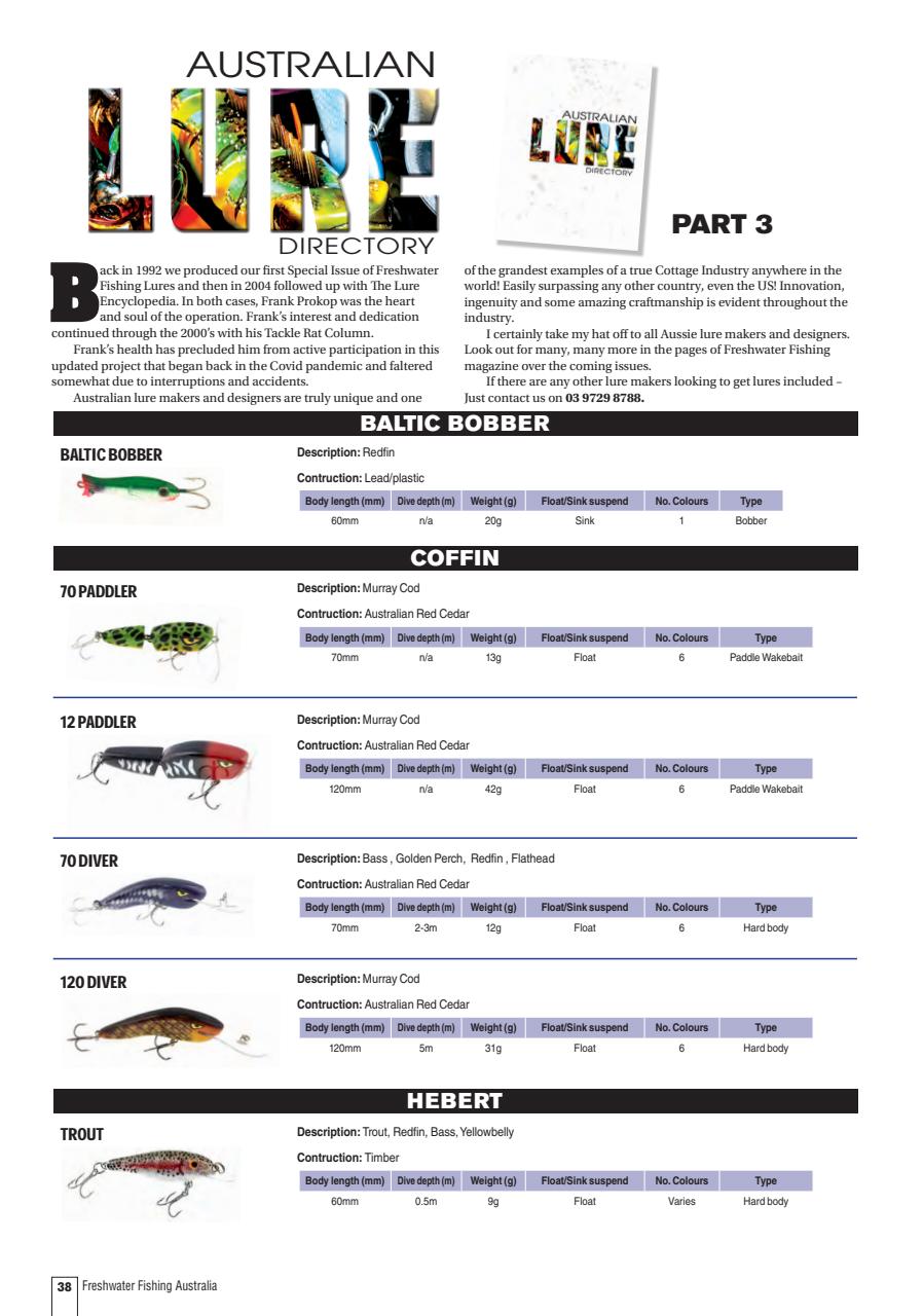 Freshwater Fishing Australia Preview Pages