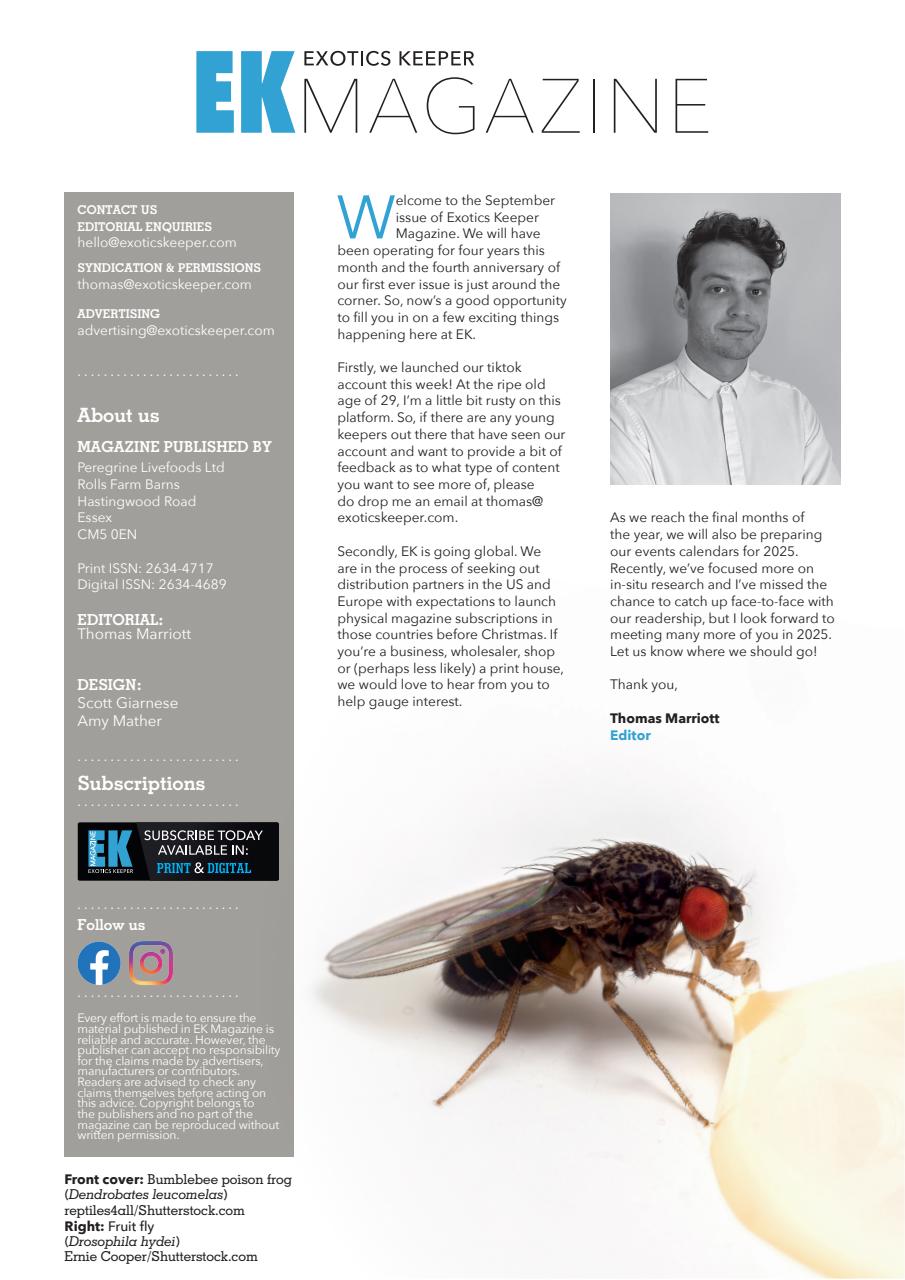 Exotics Keeper Preview Pages