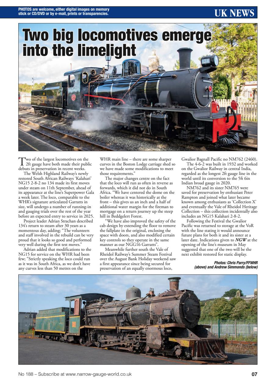 Narrow Gauge World Preview Pages