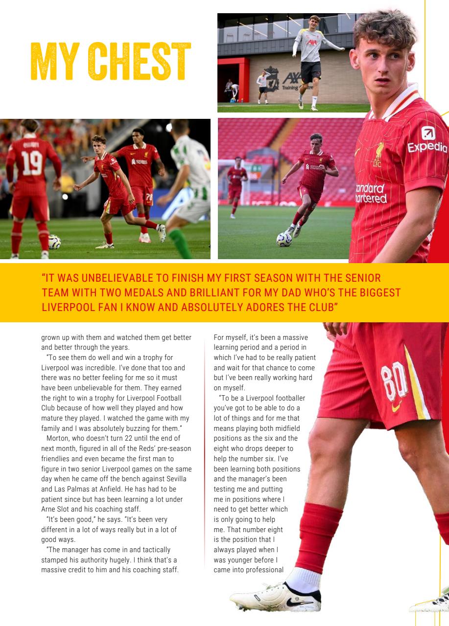 Liverpool FC Programmes Preview Pages