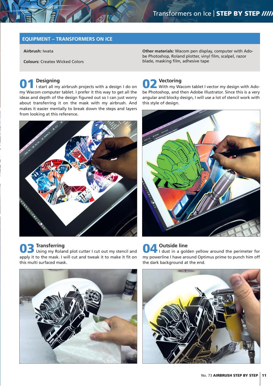 Airbrush Step by Step Preview Pages