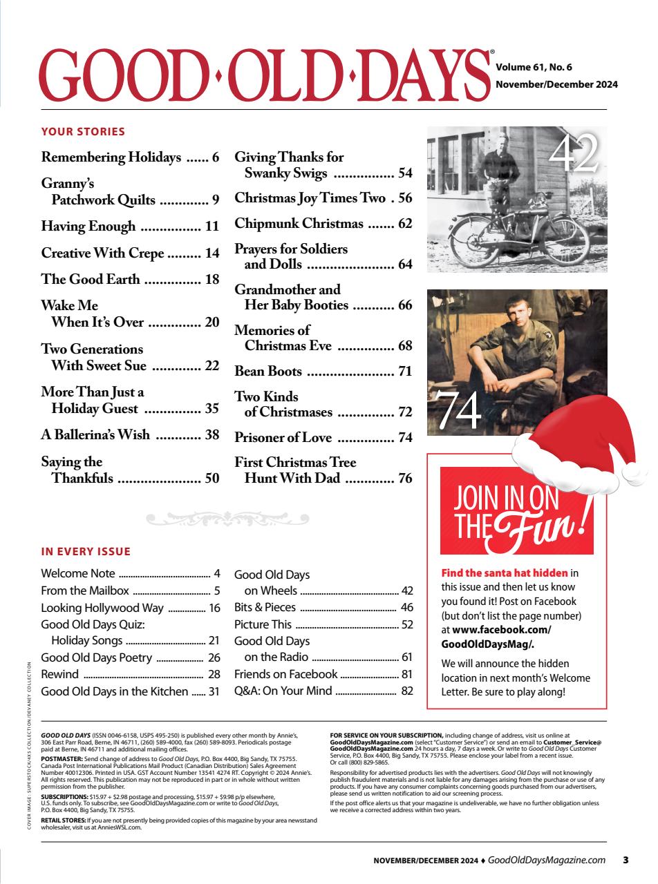 Good Old Days Preview Pages