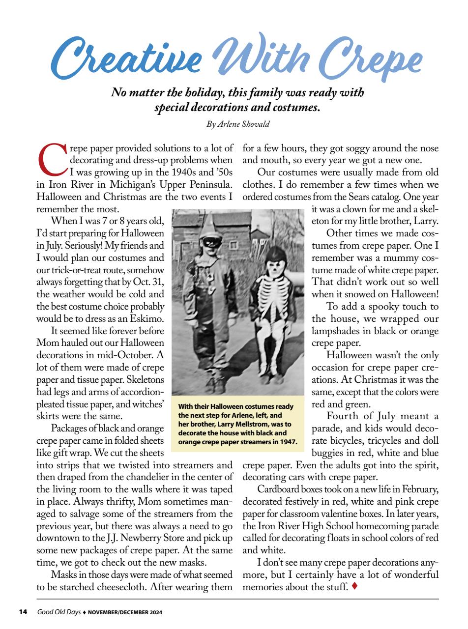 Good Old Days Preview Pages