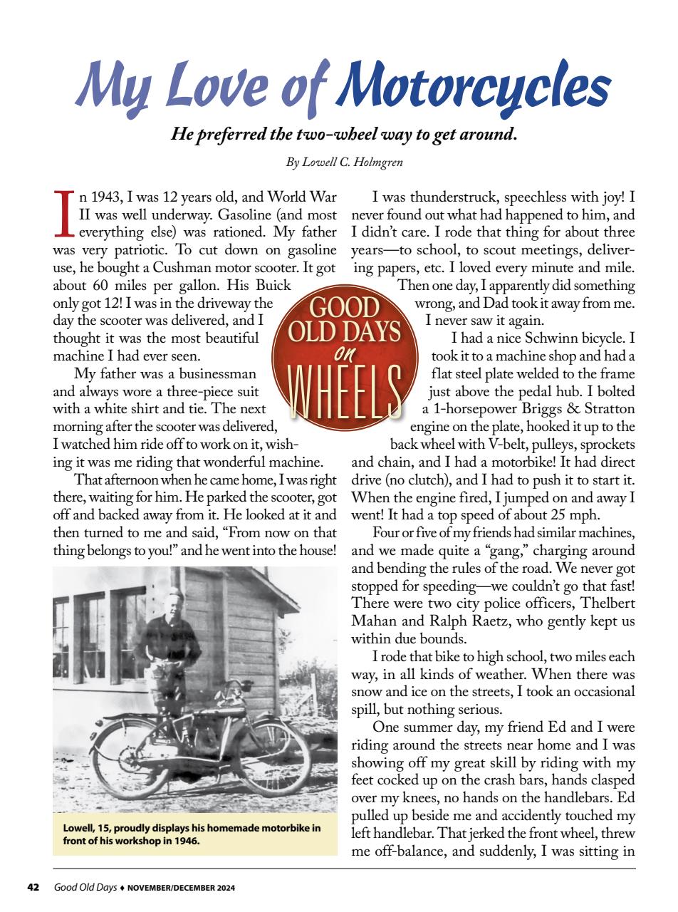 Good Old Days Preview Pages