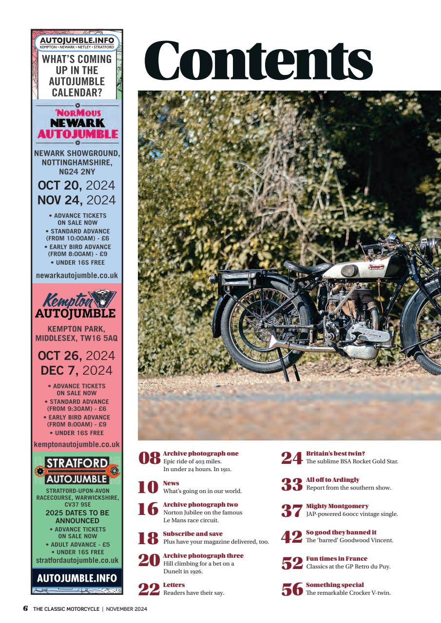 The Classic MotorCycle Preview Pages