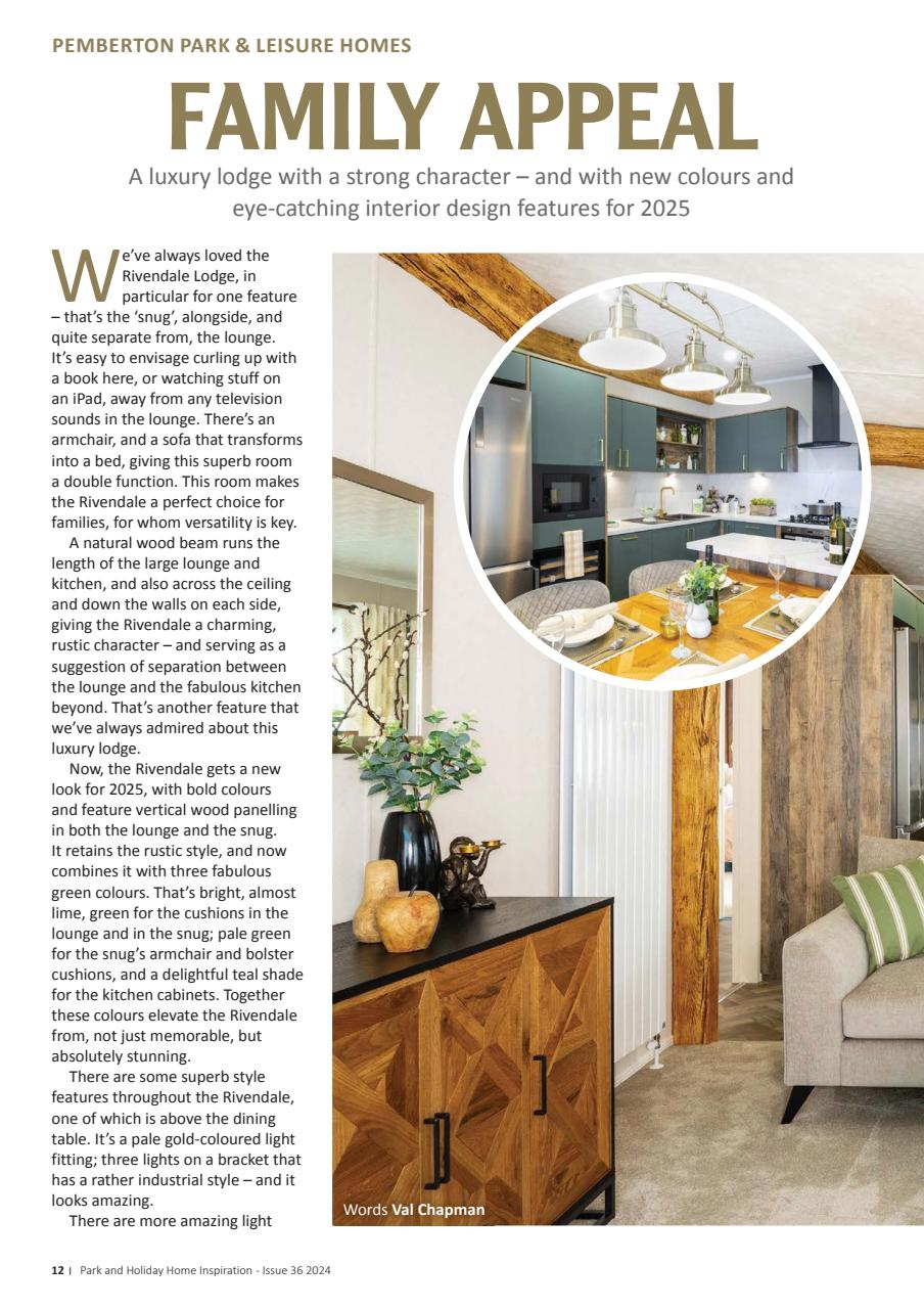 Park and Holiday Home Inspiration magazine Preview Pages