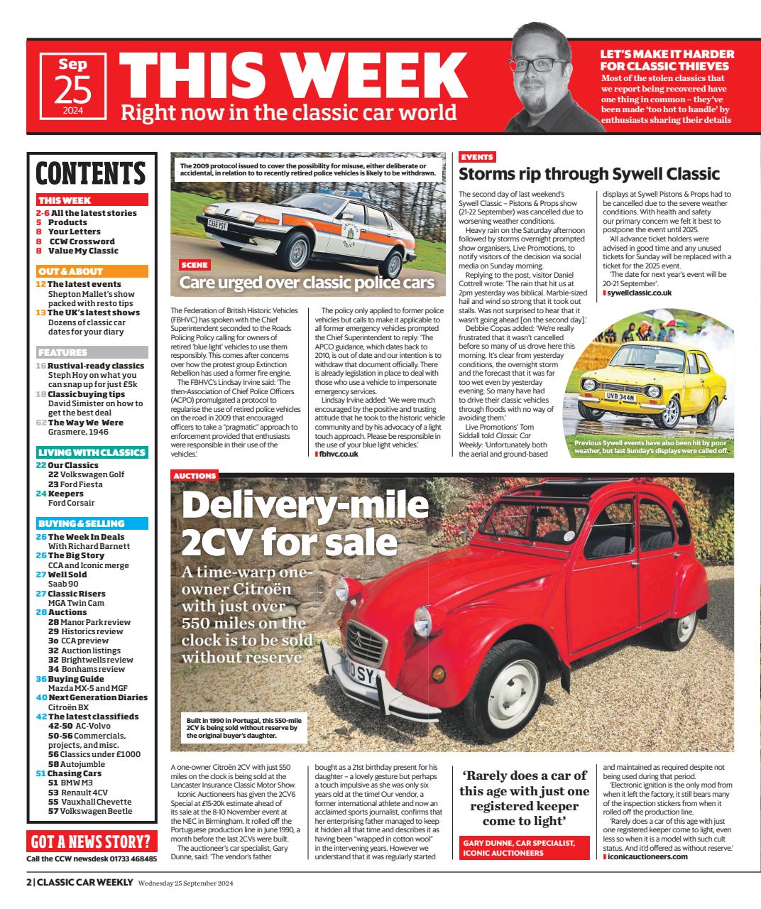 Classic Car Weekly Preview Pages