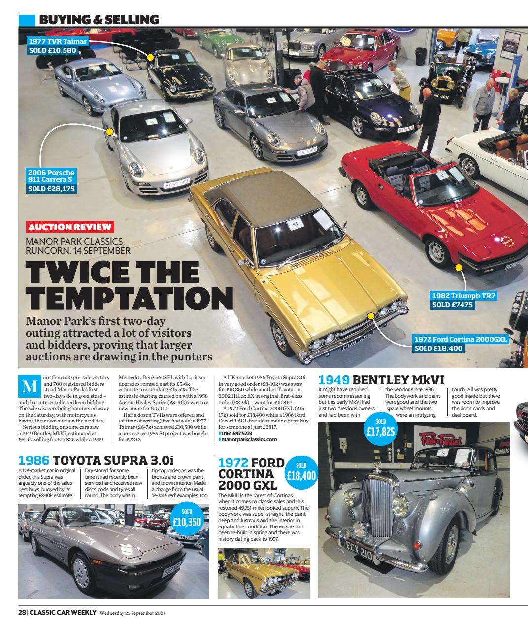 Classic Car Weekly Preview Pages
