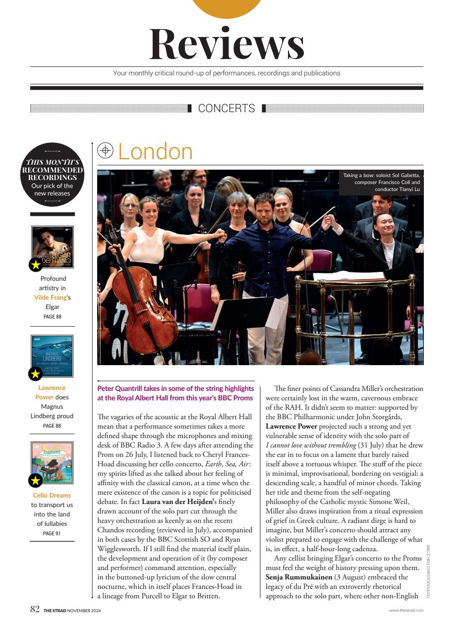 The Strad Preview Pages