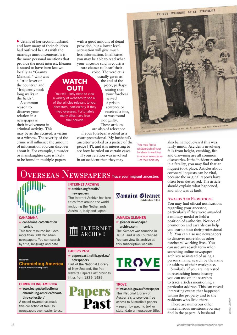 Who Do You Think You Are? Preview Pages