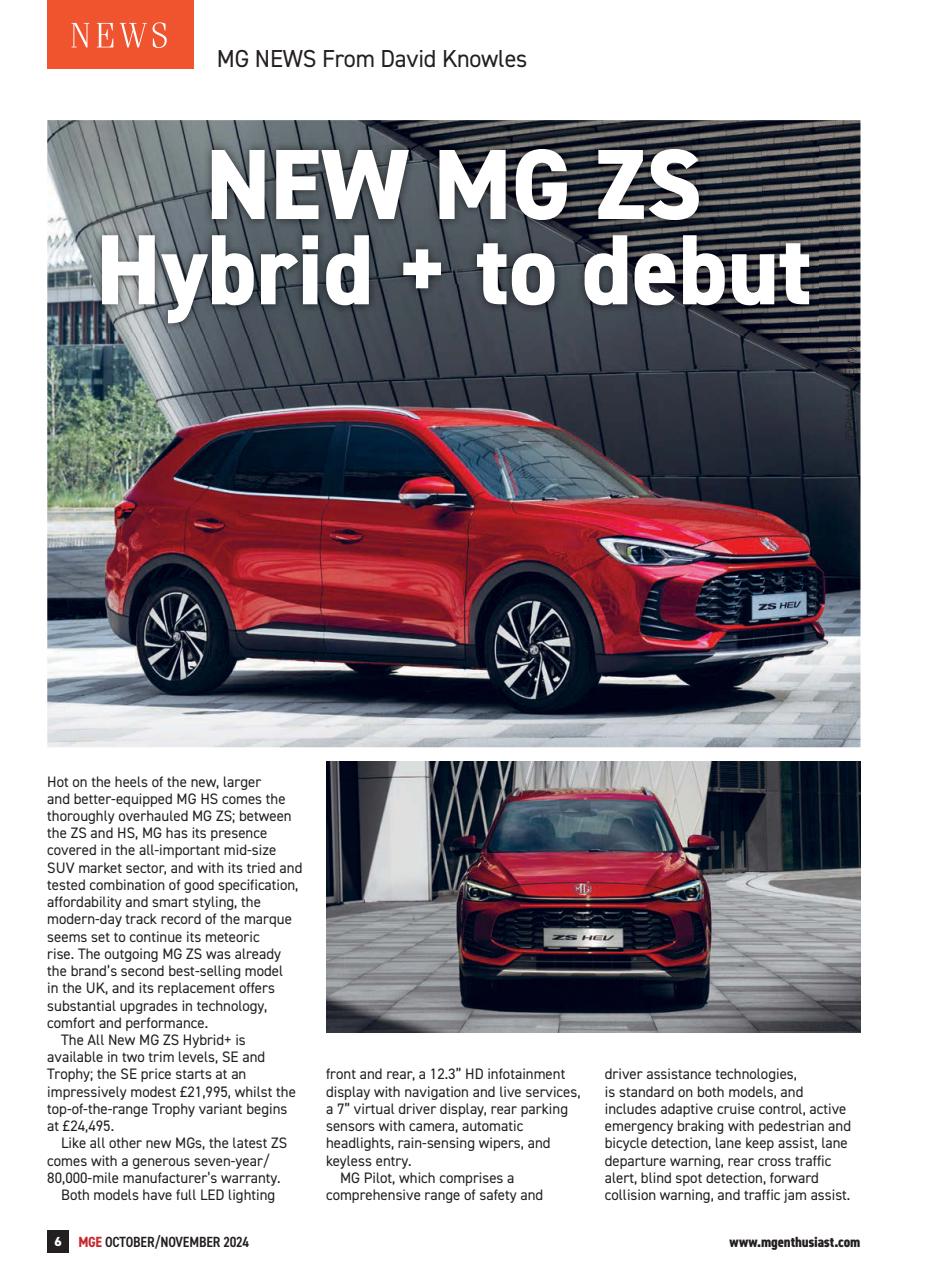 MG Enthusiast Preview Pages