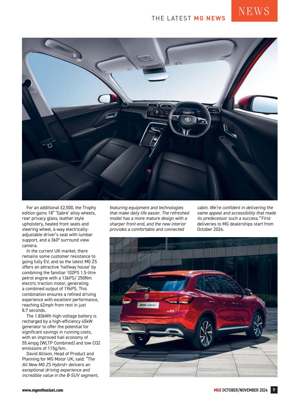 MG Enthusiast Preview Pages