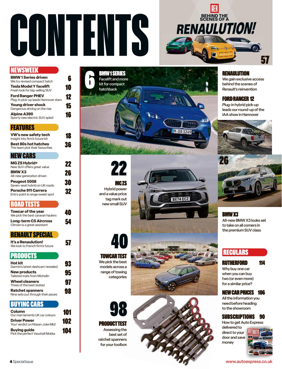 Auto Express Preview Pages