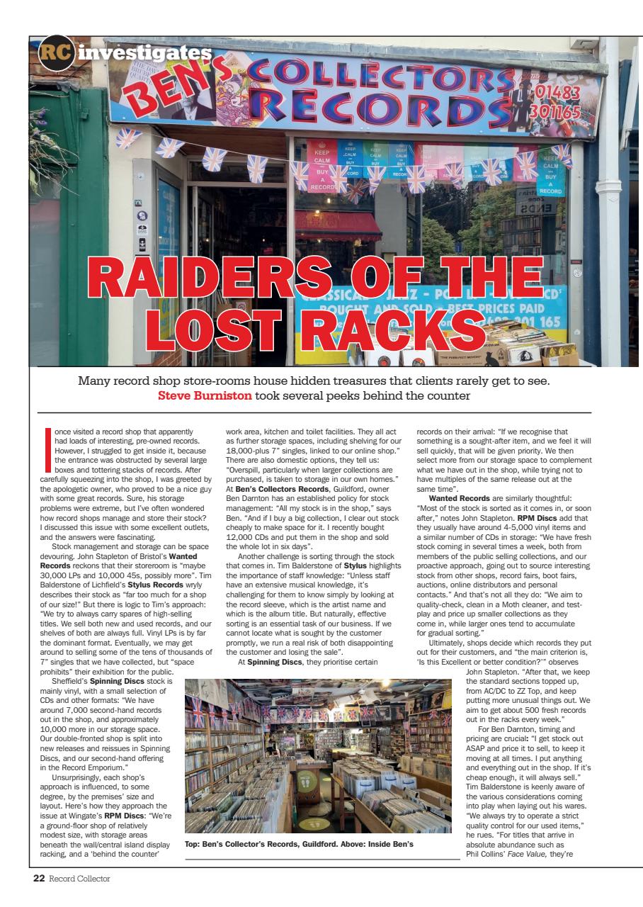 Record Collector Preview Pages