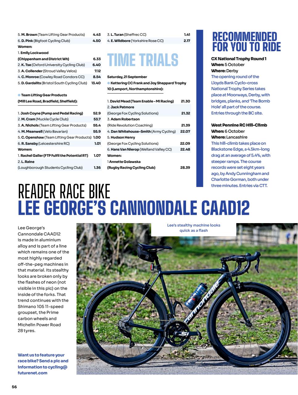 Cycling Weekly Preview Pages