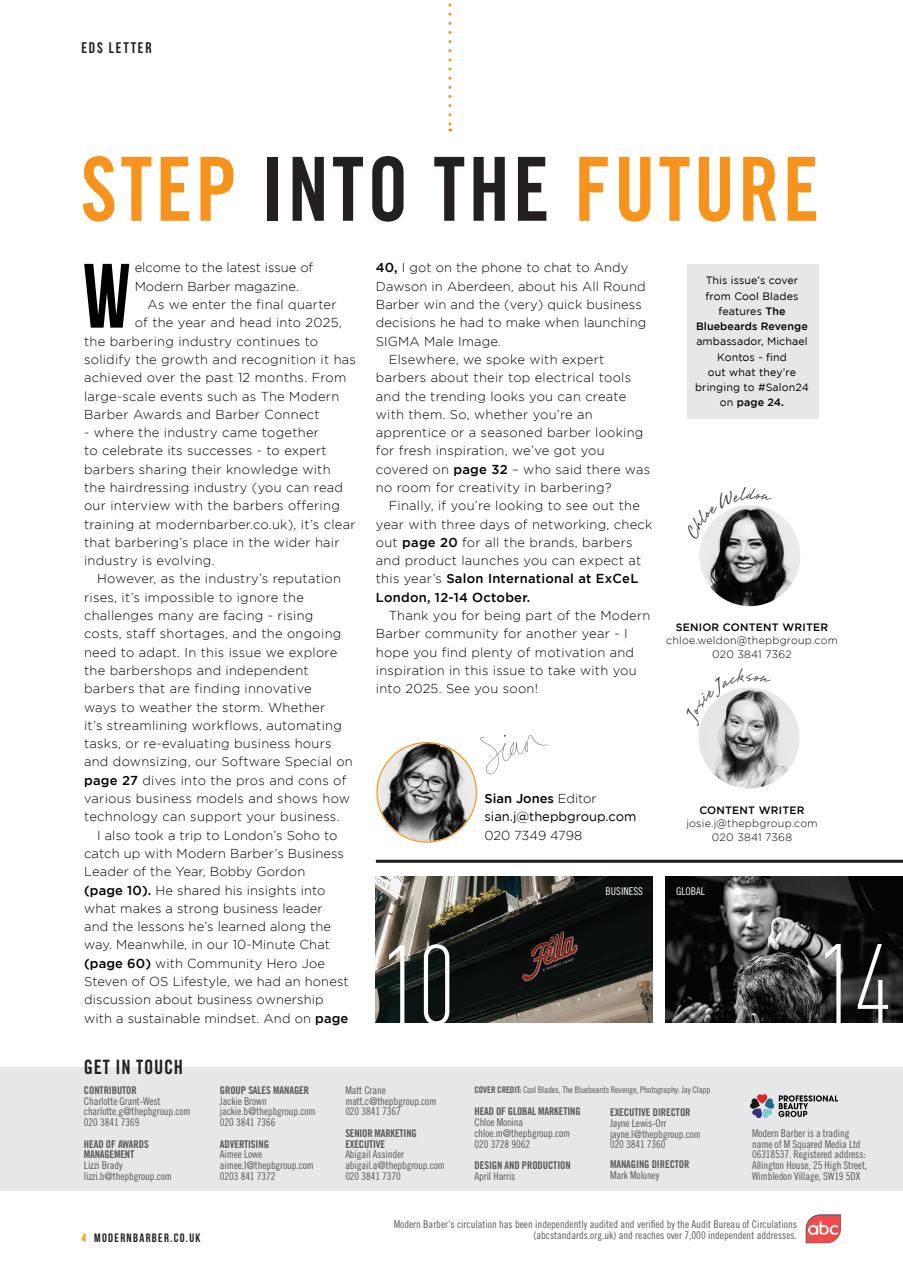 Modern Barber Preview Pages