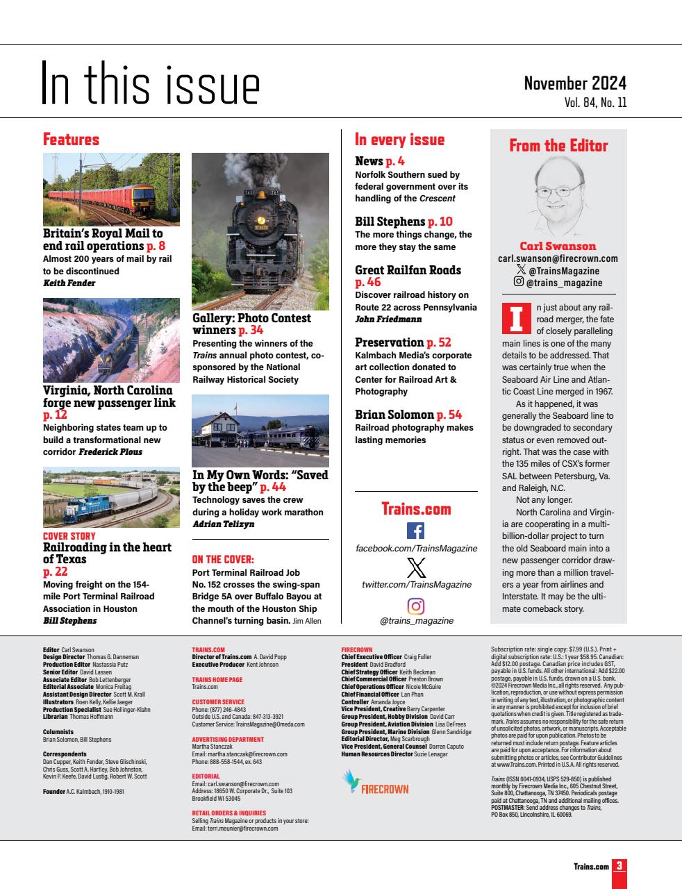 Trains Preview Pages