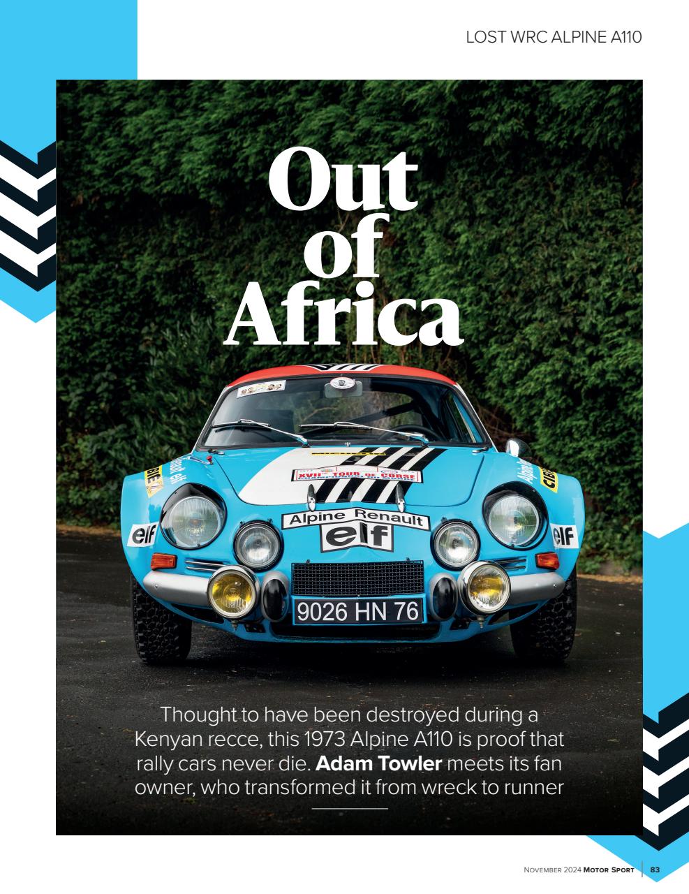 Motor Sport Magazine Preview Pages