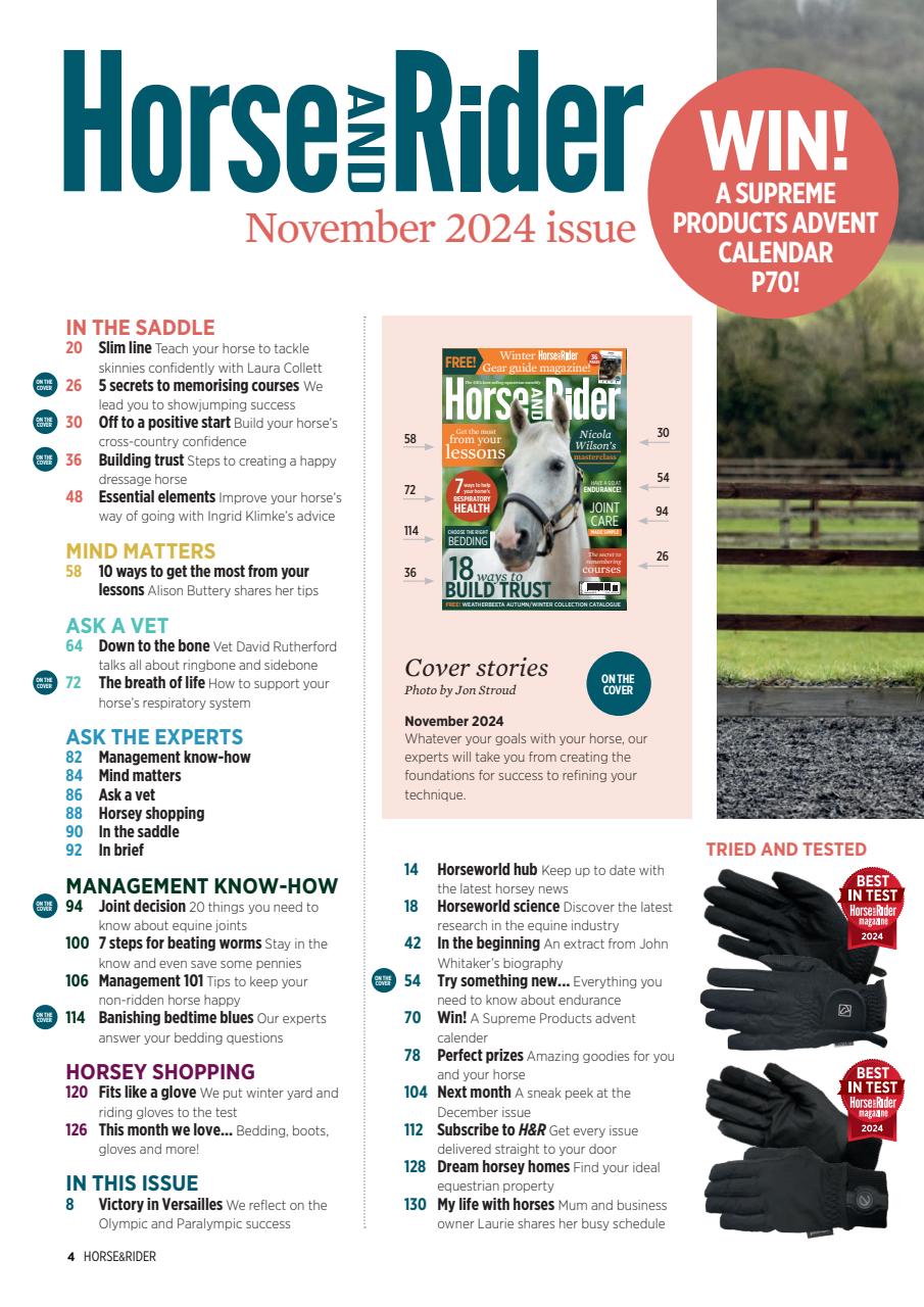 Horse&Rider Magazine - UK equestrian magazine for Horse and Rider Preview Pages