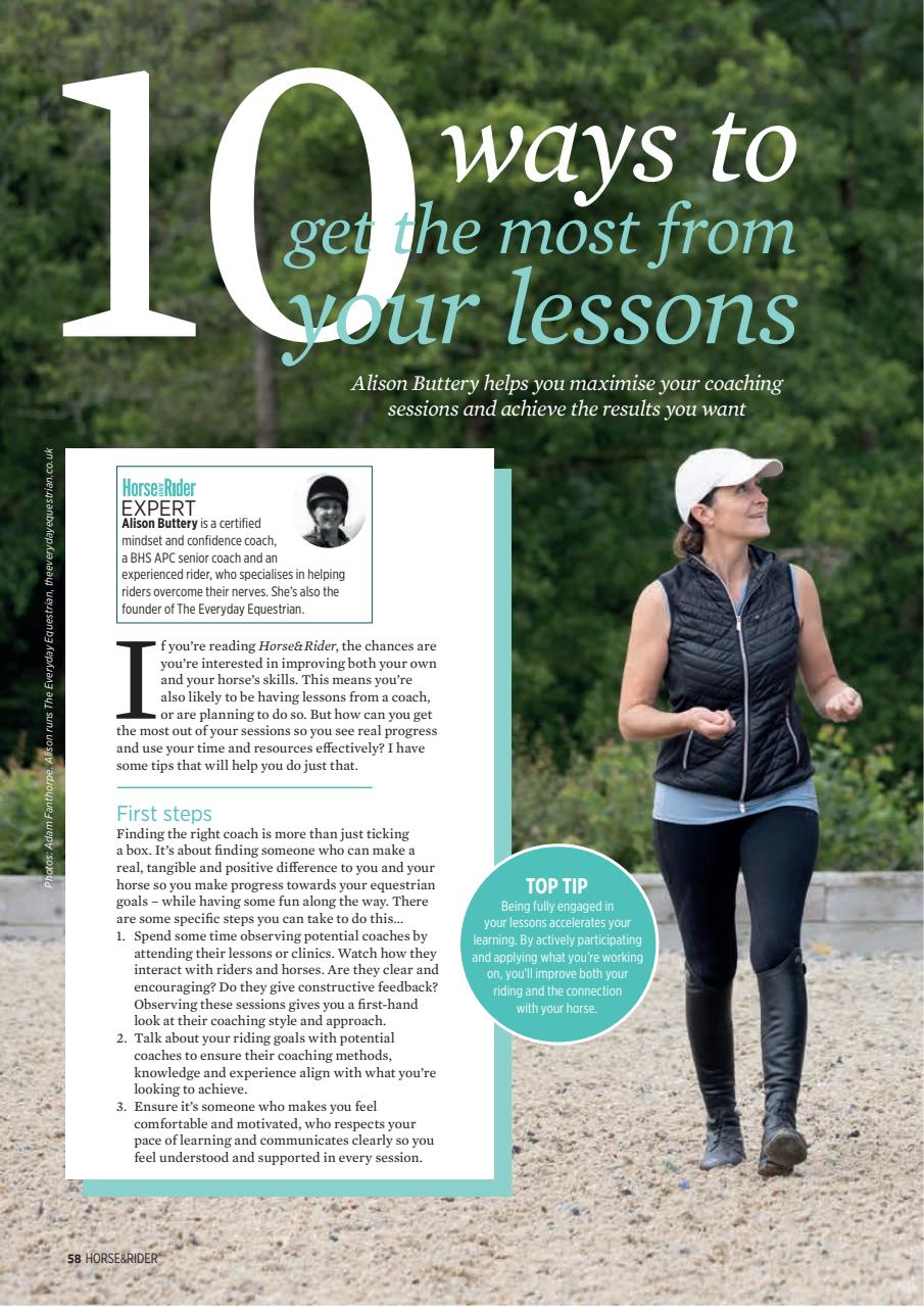 Horse&Rider Magazine - UK equestrian magazine for Horse and Rider Preview Pages