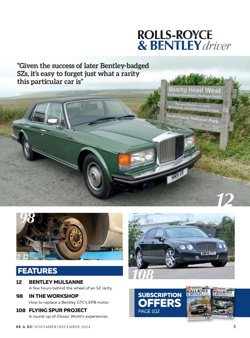 Rolls-Royce & Bentley Driver Preview Pages