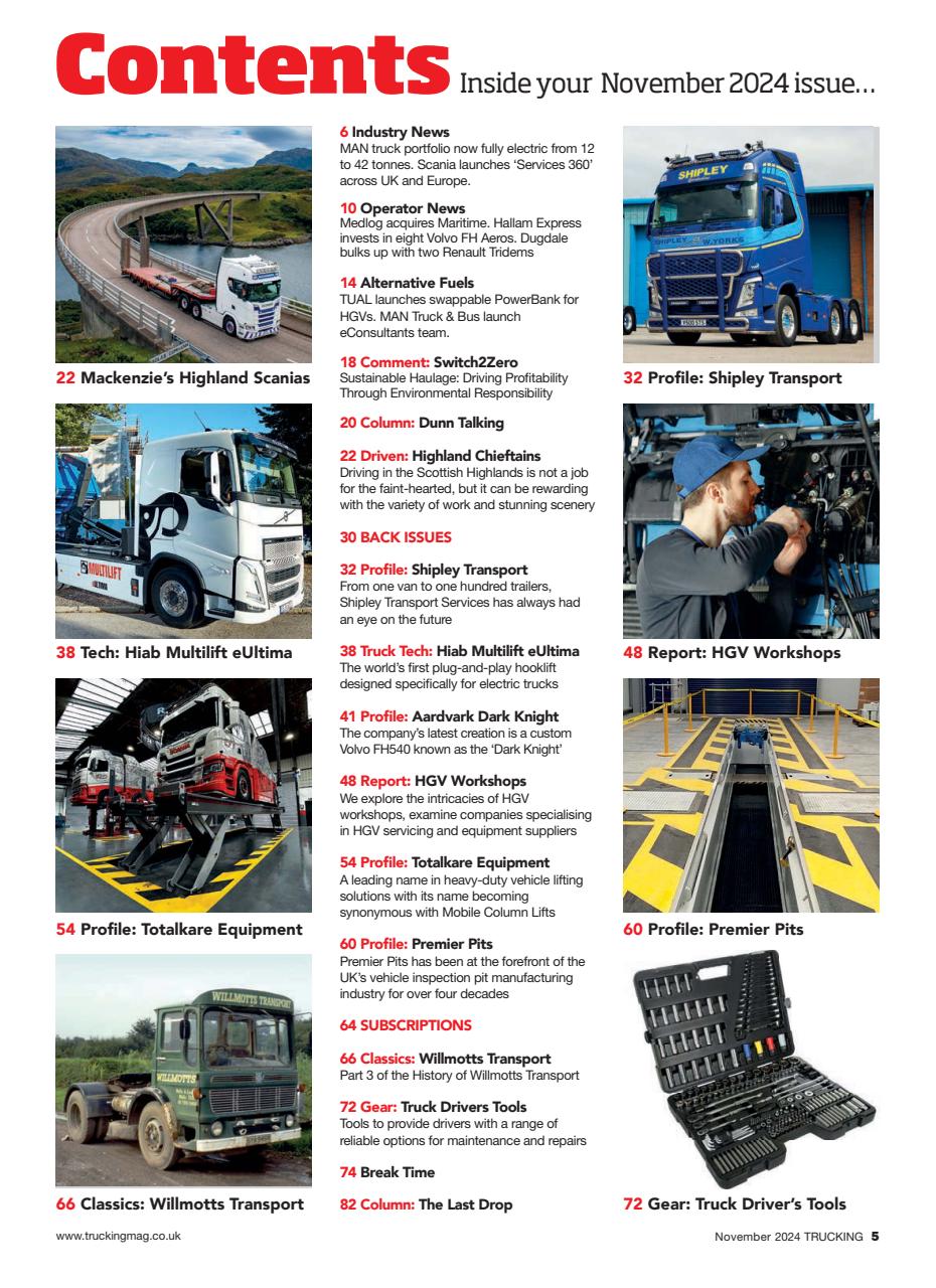 Trucking Magazine Preview Pages