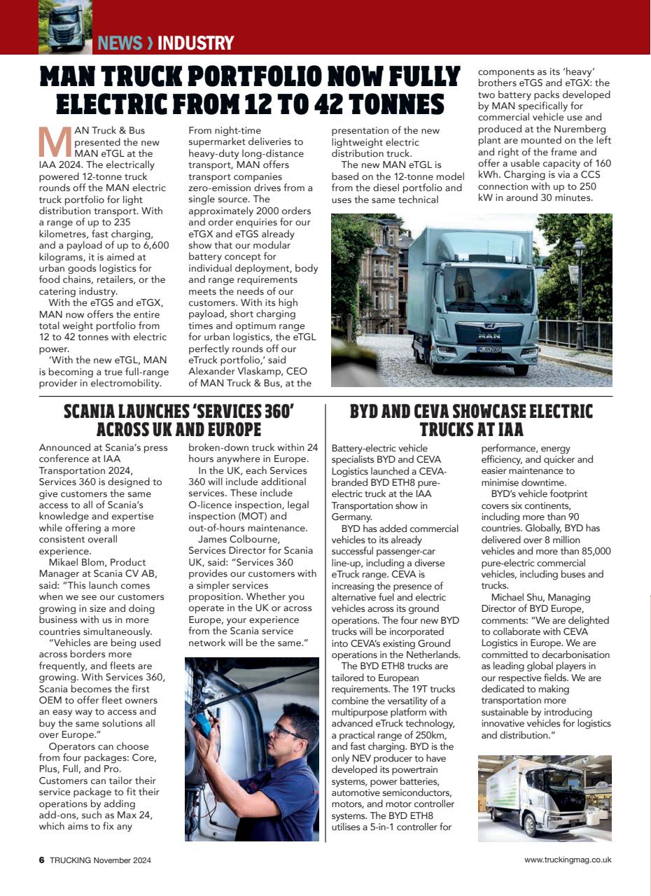 Trucking Magazine Preview Pages