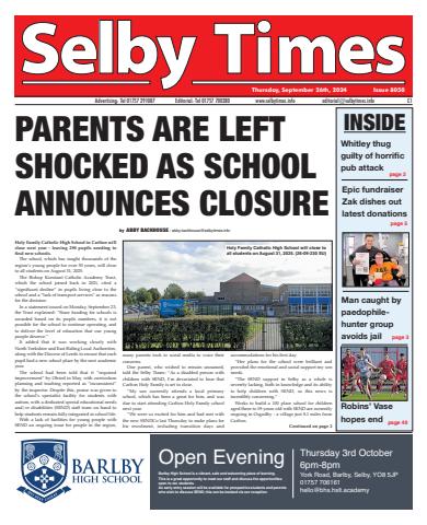 Selby Times issue September 26th 2024