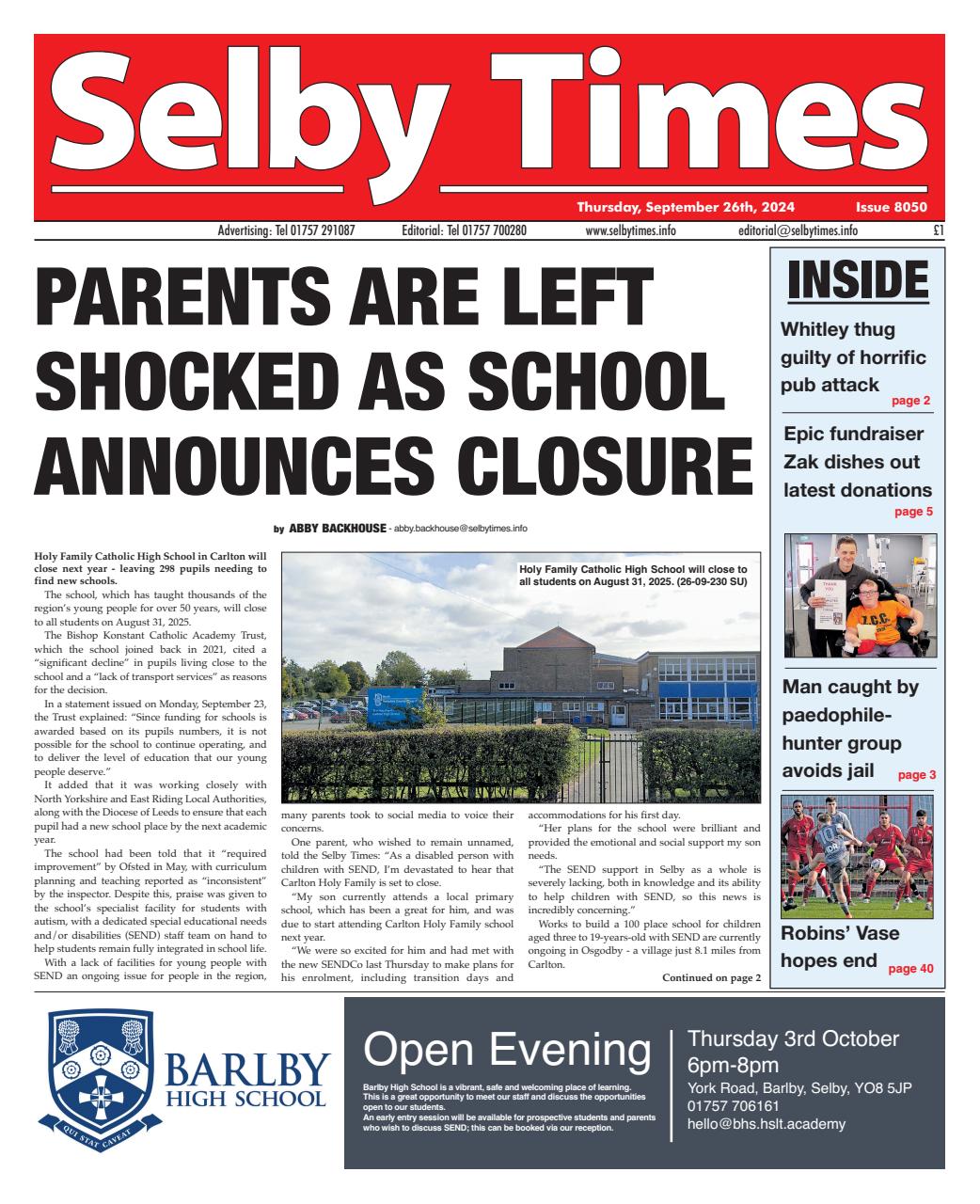 Selby Times Preview Pages