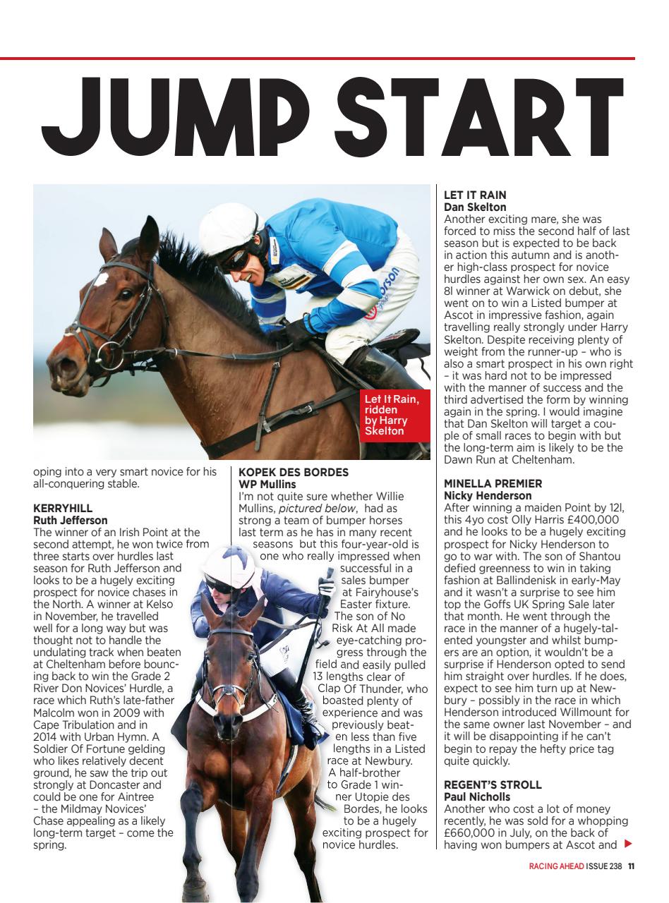 Racing Ahead Preview Pages
