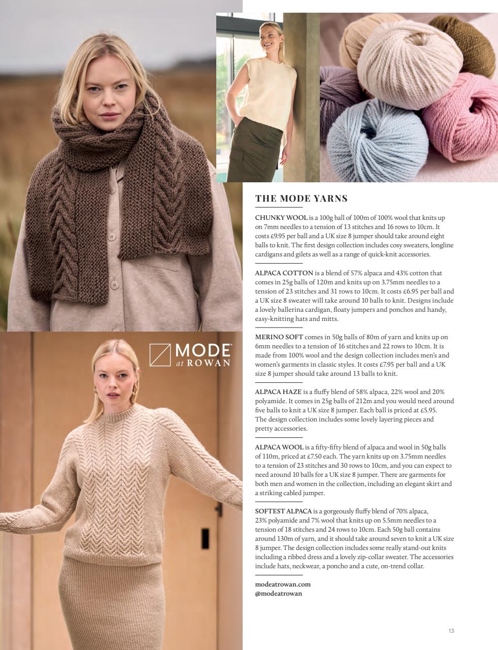 Knitting Preview Pages