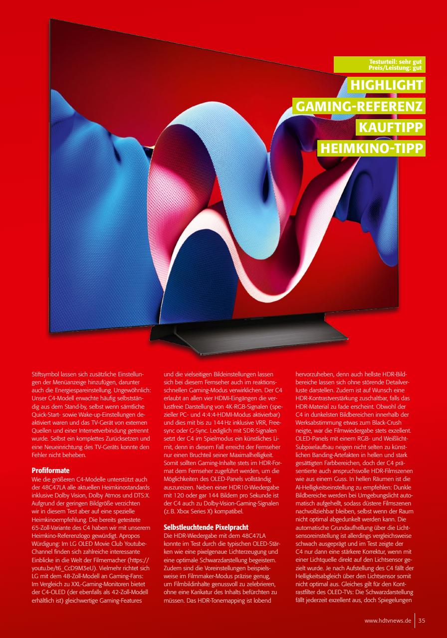HDTV Preview Pages