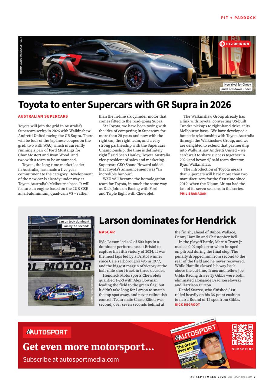 Autosport Preview Pages
