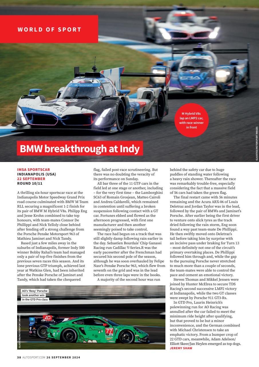 Autosport Preview Pages