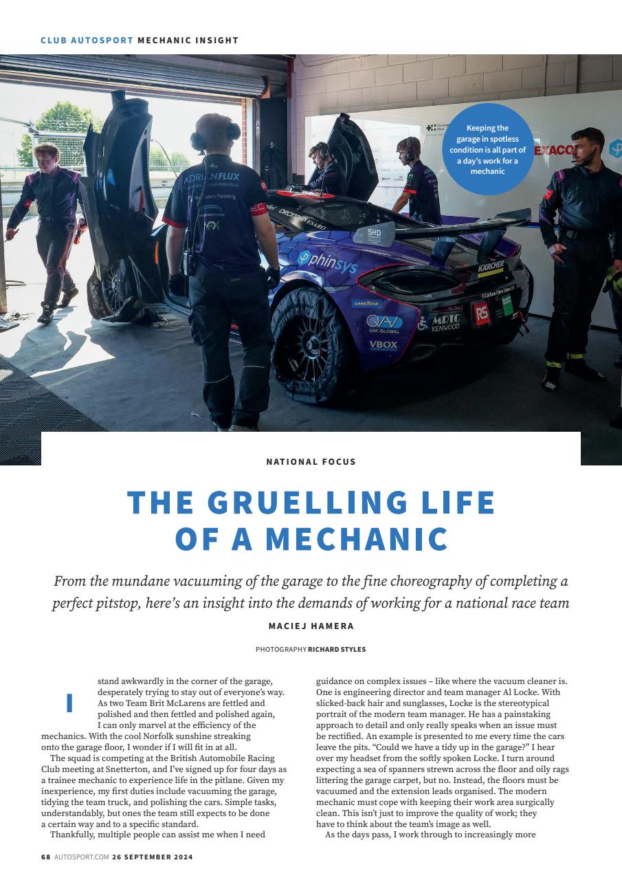 Autosport Preview Pages