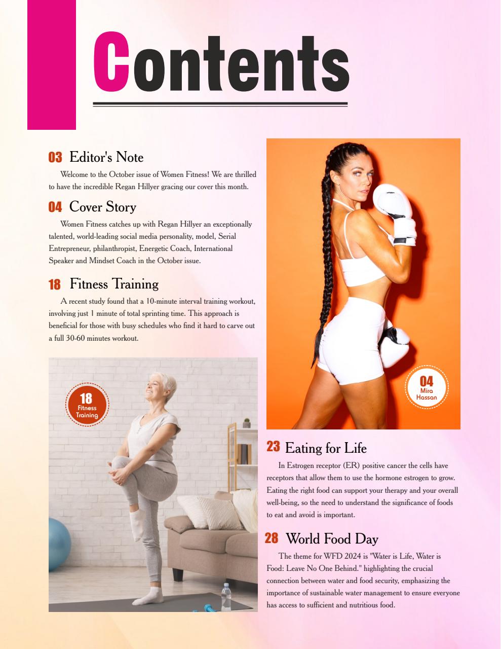 Women Fitness Preview Pages
