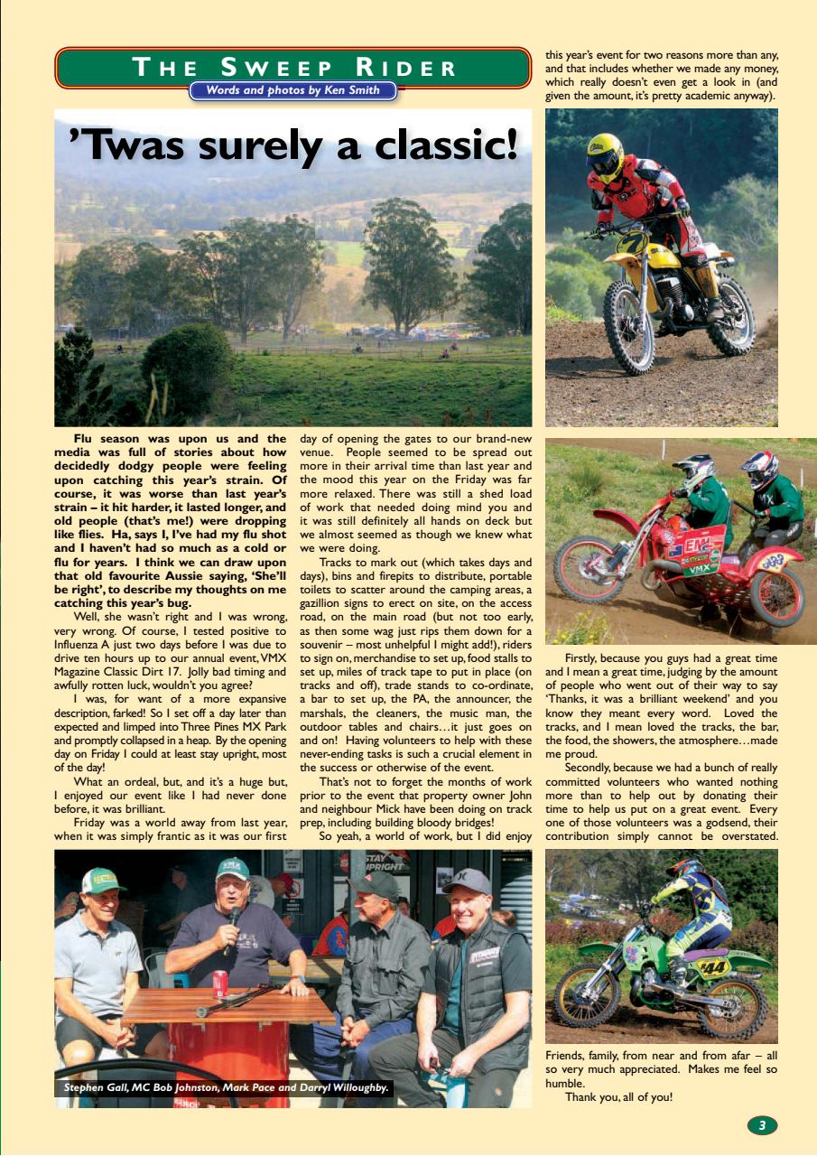 VMX Magazine Preview Pages