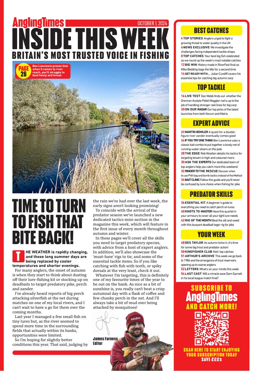 Angling Times Preview Pages