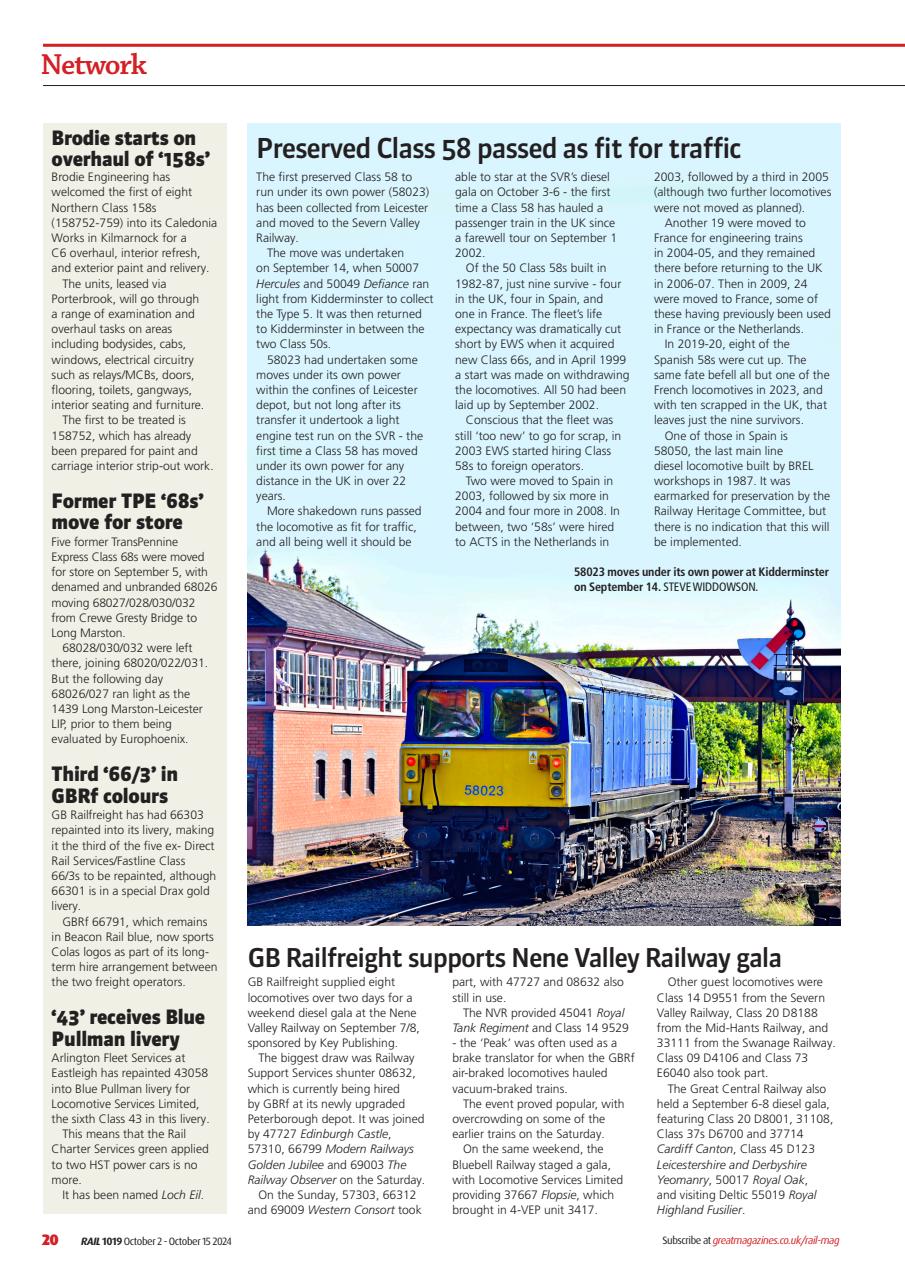 Rail Preview Pages